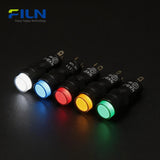 Plastic 110v Indicator Lamp 10mm Pin Termina High-Head for Kitchen Equipment FILN