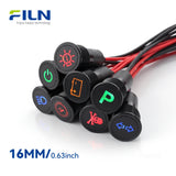 Dash Warning Indicator Light with Custom Symbols LED Light | FILN