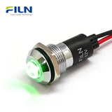 12V LED-Anzeigeleuchten 16mm Wasserdicht Vorverdrahtet für Geräte FILN
