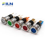 14mm Kontrollleuchte EIN Metall-Kontrolllampe 12V 110V 220V | Pin-Anschluss | CNC & Medizin FILN