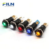 24V LED Panel Indicator Lights 16mm Metal High Head 2Pin Terminal FILN