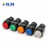 16mm PA66 Plastic 110V Indicator Light Round High Head 2-Pin Terminal FILN