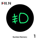 FILN 10mm 12V LED Car Boat LED Warning Dashboard Signal Lights Instrument Pilot Lamp