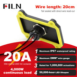 FILN 20A Waterproof Push Button Switch Box witch 19MM Metal Button Switch