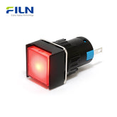 16mm Kunststoff 220V Pilotlampe Rot PA66 Schraubbefestigung Stiftanschluss für FILN