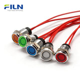 Blaue LED-Kontrollleuchte 8mm 12V 220V wasserdicht für CNC & Marine FILN