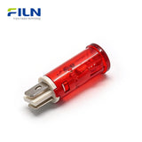 Plastic Pilot Light Electrical 12.5mm 12V 110V 220V 2-Pin Snap-in Panel Mount for FILN