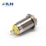 12mm Push Button Switch Mini Stainless Steel High Head Push Button Switch FILN