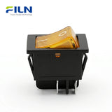 Rocker Switch ON-OFF 15A KCD4 4 Pin Power Control LED Ligtht FILN Factory