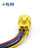 Connecteur de câble à bouton-poussoir 5 ou 8 fils en ligne Adaptateur de prise de câble pour interrupteur 16mm, 19mm, 22mm-50mm