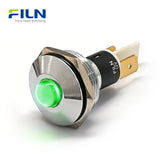 5V Panel Mount LED 22mm 220V High Head Pin Terminal Signal Light FILN