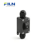 Boîtier de dérivation IP65 étanche avec interrupteur à bascule LED KCD1 borne 3 broches - FILN Personnalisé