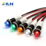 Charging Indicator Light 10mm IP67 Metal Ball Head LED 220V FILN