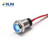 Blaue LED-Kontrollleuchte 8mm 12V 220V wasserdicht für CNC & Marine FILN