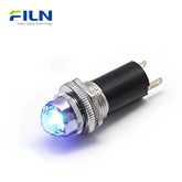 Diamond Head LED-Anzeigeleuchte 12V 220V Stifttyp Schraubbefestigung Industrie 16mm Kunststoff Signal FILN
