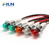 Charging Indicator Light 10mm IP67 Metal Ball Head LED 220V FILN