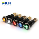 Lamp Indicator Light 10mm 3V-380V IP67 Waterproof LED Signal for CNC & Marine FILN