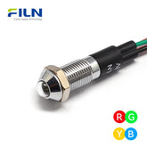 Zweifarbige Rot/Grün-LED-Anzeige 8mm IP67 Wasserdicht für CNC FILN