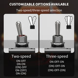 12MM Toggle Switch R&G Dual color Design IP67 Waterproof