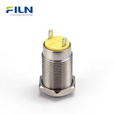 12mm Push Button Switch Mini Stainless Steel High Head Push Button Switch FILN