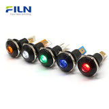5V Panel Mount LED 22mm 220V High Head Pin Terminal Signal Light FILN
