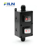 Boîte de Jonction Étanche Extérieure Électrique 30A Acier Inoxydable Interrupteur à Bascule KCD4 FILN
