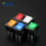 Rocker Switch ON-OFF 15A KCD4 4 Pin Power Control LED Ligtht FILN Factory