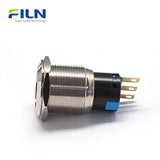 19mm Key Push Button Switch 2 Position 3-Pin Metal Switch FILN