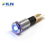 Lamp Indicator Light 10mm 3V-380V IP67 Waterproof LED Signal for CNC & Marine FILN