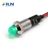 12mm LED-Anzeigelampen UL IP67 Wasserdicht Gewölbte Signalleuchte FILN