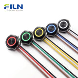Ultra-thin 12mm Micro Push Button Switch 4-Pin Metal Wire FILN
