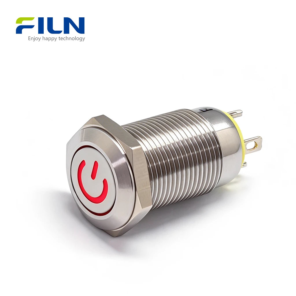 momentary push button switch with led