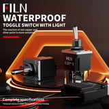 12MM Toggle Switch R&G Dual color Design IP67 Waterproof
