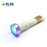 Plastic Panel Mount Indicator Lamps 10mm Pin Terminal 12V 220V for Kitchen Equipment FILN