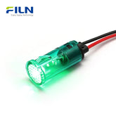 12,5 mm PA66 Kunststoff Pilot-LED-Leuchte rund oben Drahtleitung Snap-in FILN
