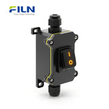 Plastic Junction Box with KCD4 4-Pin 30A Waterproof Rocker Switch FILN Custom IP65