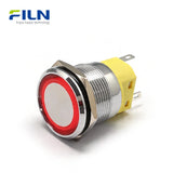 Latching & Momentary Push Button Switches 12-220V LED 5-Pin Wiring Industrial Control | FILN