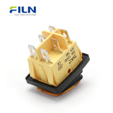 12V ON ON Rocker Switch Waterproof 6 Pin Illuminated 5V-220V Rocker Switch FILN