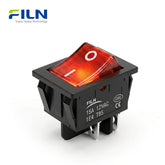 Interrupteur à bascule MARCHE-ARRÊT 15A KCD4 4 broches avec témoin lumineux LED Usine FILN
