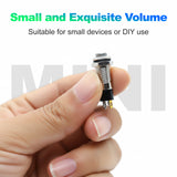 8mm Miniature Push Button Switch | Pre-wired Micro Metal Button | FILN