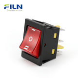 12 Volt Rocker Switches 30A ON-OFF-ON 6Pin KCD4 witch LED Light FILN