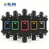 Waterproof Junction Box 30A Aluminum Panel Rocker Switch Rocker Switch CE UL FILN