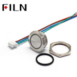 Waterproof 19mm Stainless Steel Push Button Switch Momentary Details