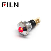 19mm 220V Metal Indicator Lamps for Panels Red