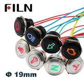 FILN 19MM 심볼 인디케이터, 심볼 생산을 사용자 정의할 수 있습니다