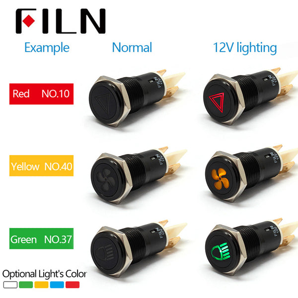 16mm Waterproof indicator light Car indicator lamp light IP67 Best Price