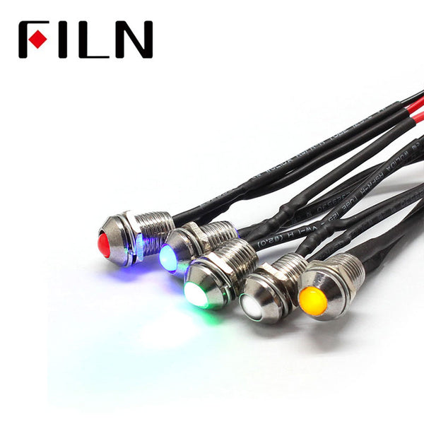 8mm Cheap and Good Quality 120V Panel Mount Indicator Light Best Price