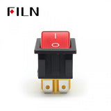 FILN UL Red LED Light Electric Welding Machine Boat Rocker Switch Shop Now