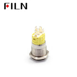 16mm 110V 220V LED Push Button Switch Ring LED