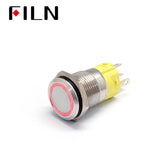 12V 110V 220V LED Push Button Switch Ring LED